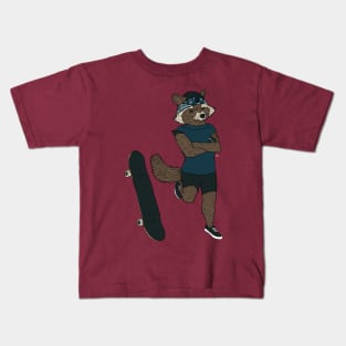 Raccoon Guardian Kids T-Shirt